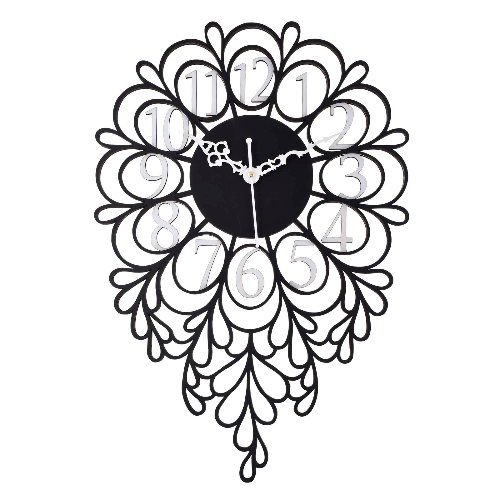 Wooden Silent Non-Ticking Wall Clock for Home Stylish Latest Designer Wall Clock for Home Living Room Bedroom Office Hall - Image 3